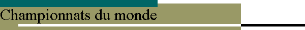 Championnats du monde