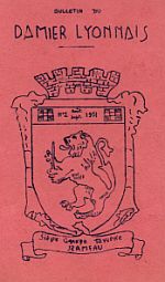Page de couverture du bulletin du Damier lyonnais