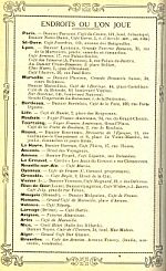 Dernire page de la revue de Marcel Bonnard